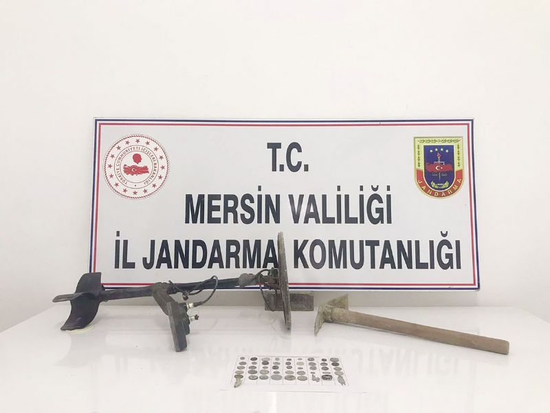 Mersin’de Bizans ve Roma dnemlerine ait 46 eser ele geirildi...