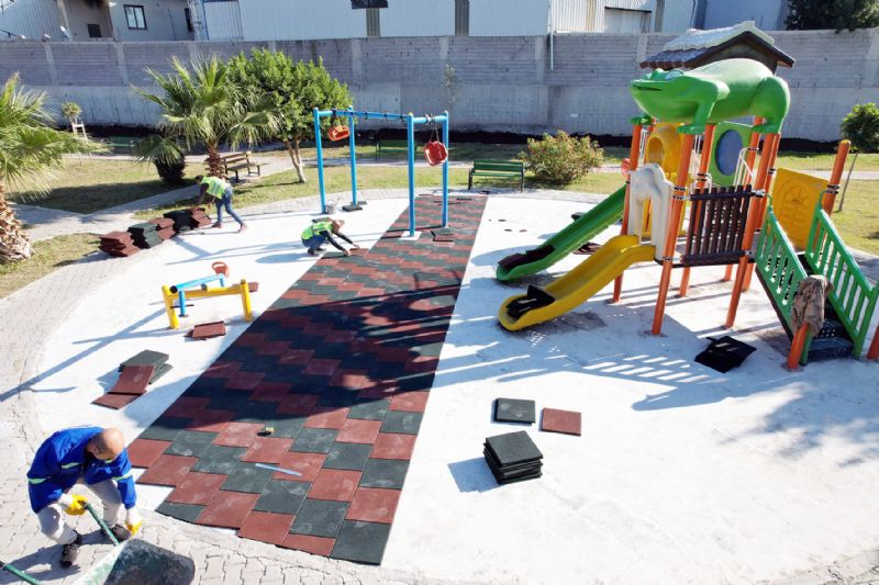 Akdenizde parklar  daha gvenli hale geliyor...