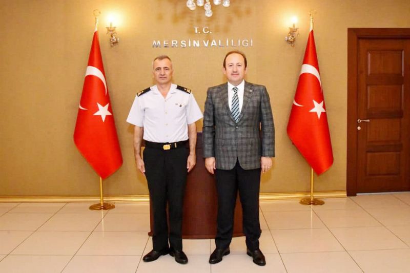 Tugeneral Ercan Atasoydan  ilk ziyaret Vali Pehlivana...