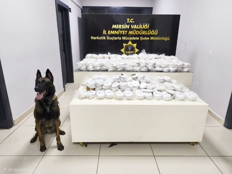 Mersin�de 125 kilo 790 gram uyu�turucu ele ge�irildi...
