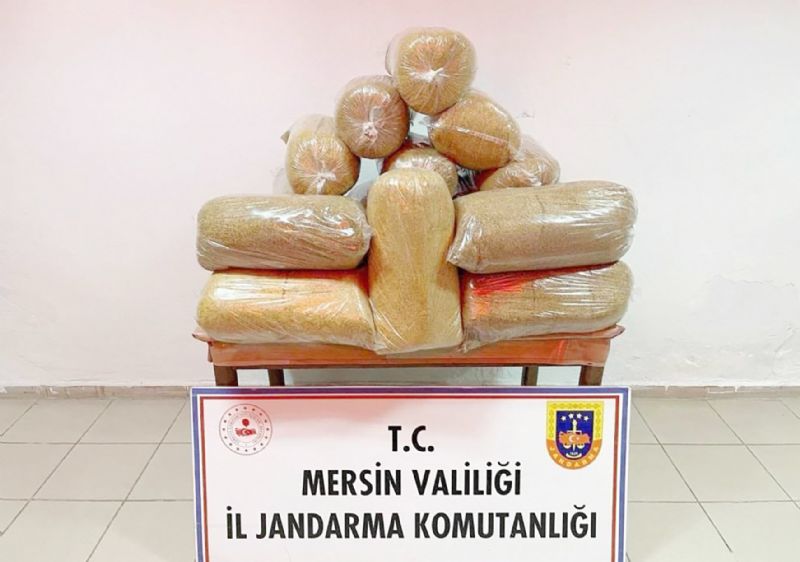 Mersin’de 100 kilo ka�ak t�t�n ele ge�irildi...