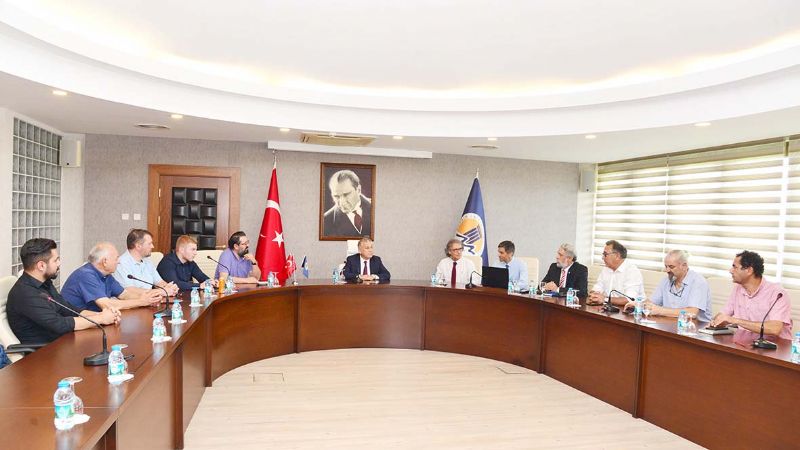 IBB Avusturya Delegasyonu yeleri Mersin niversitesinde...