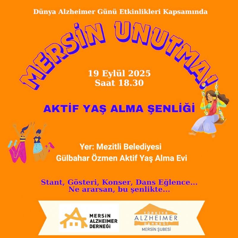 Mersin, Alzheimer Gnne hazr...