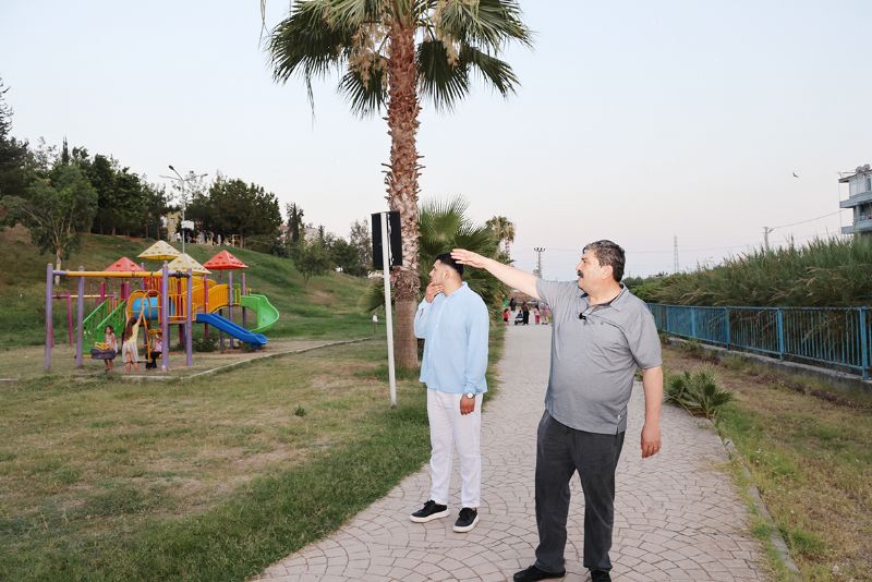 Ba�kan Y�ld�z spor ve  mesire alanlar�n� inceledi...