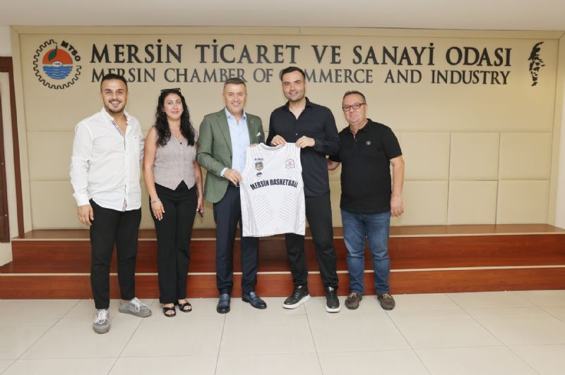 Mersin Basketboldan MTSO ya ziyaret...