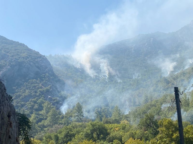 Silifke’de yangn byk lde kontrol altna alnd...