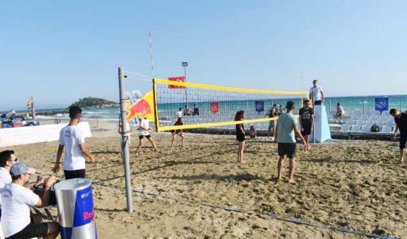 Bozyazda plaj voleybolu turnuvas dzenlenecek...