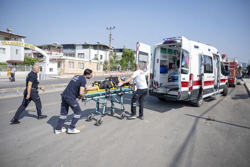 Yol trafik g�venli�i tatbikat� nefes kesti ...