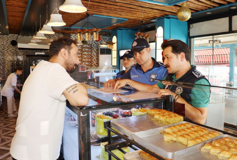 Toroslar zab�tas�ndan imalathanelere s�k� denetim...