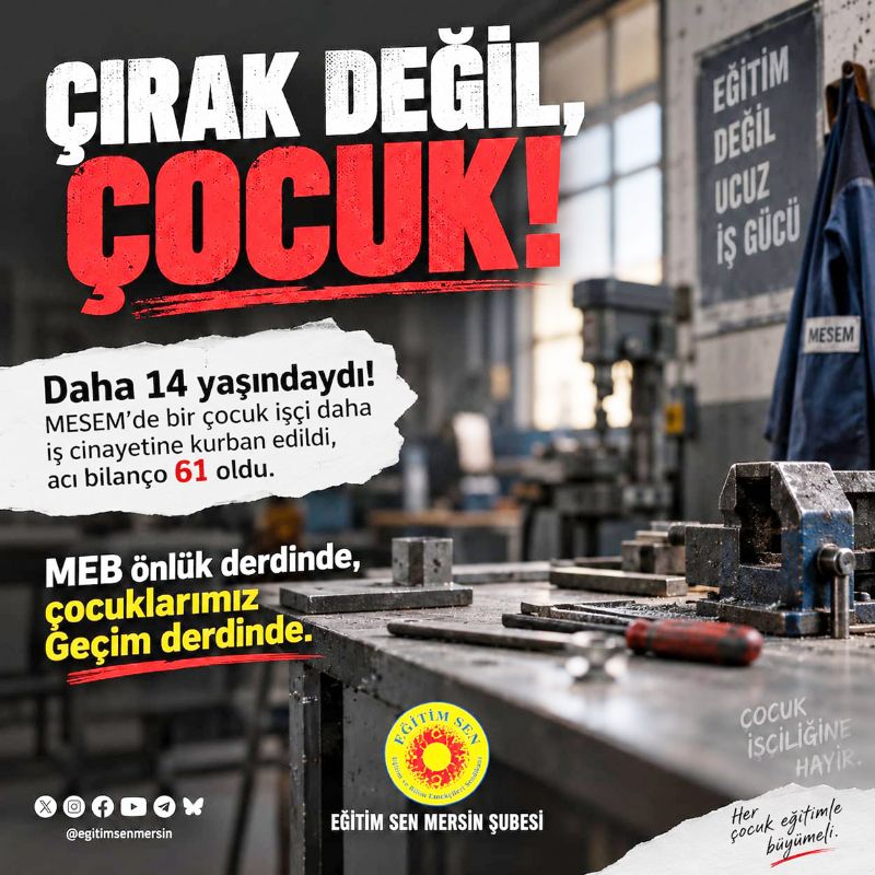 � ��rak de�il, �ocuk!�...