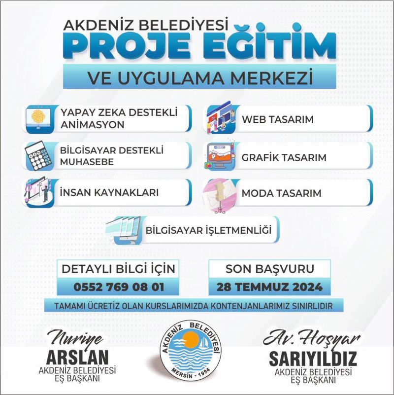 Akdeniz�de yeni kurslar ba�l�yor...