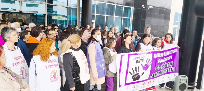 Hemire cinayetine hastanede protesto ...