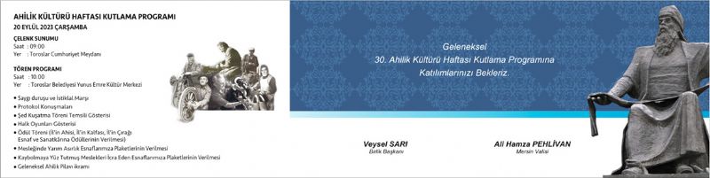 Ahilik Haftas balyor...