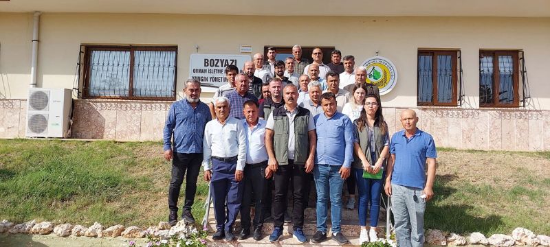 Bozyazda ormanclar bilgilendirildi ...