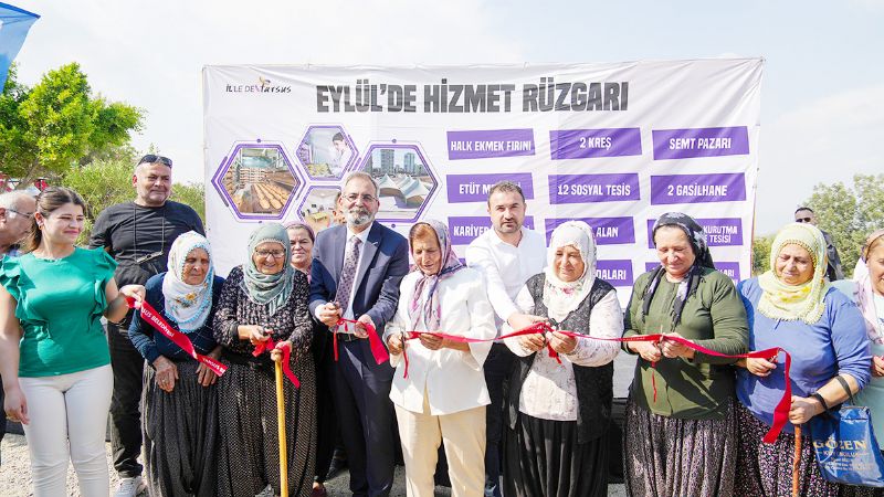 Tarsus Belediyesi ile  kylerde sosyal tesis devrimi...