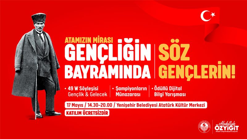 Yeniehir 19 Mays  genlerin fikirleriyle kutlayacak...