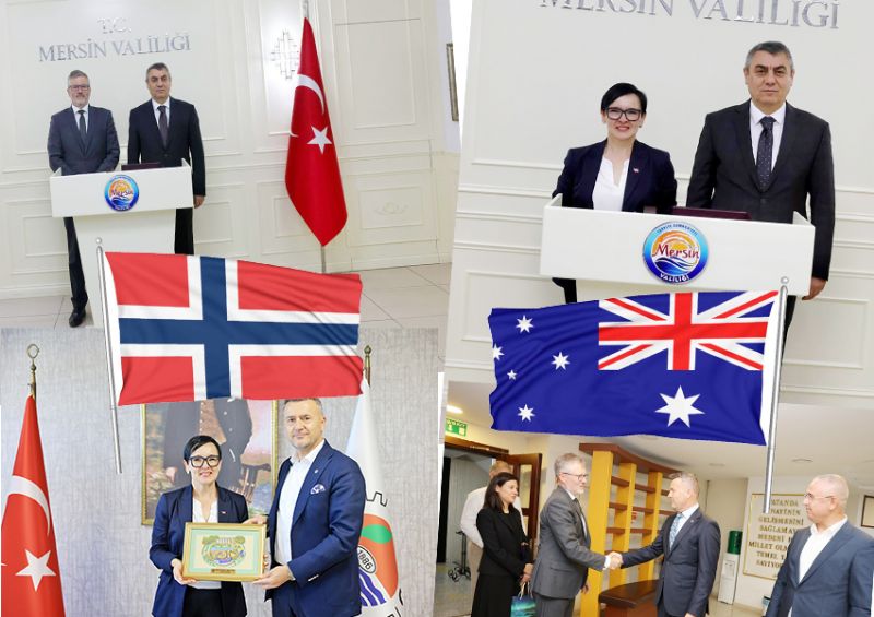 Mersine bykelilerin biri gidiyor dieri geliyor!...