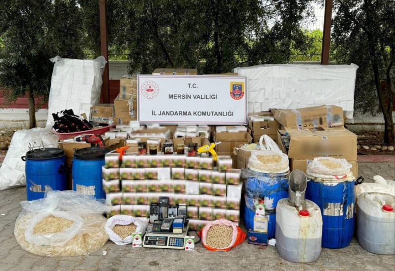 Jandarmadan Mersin�de  sahte ila� operasyonu...