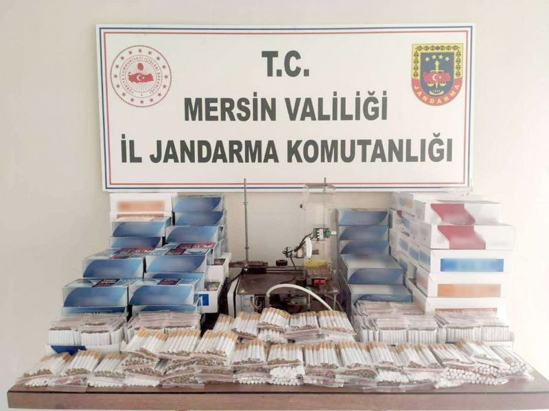 Tarsusta 40 bin adet bo makaron yakaland...