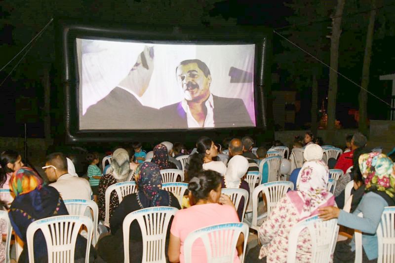 Yeniehirde ak hava sinema gnleri sona erdi...