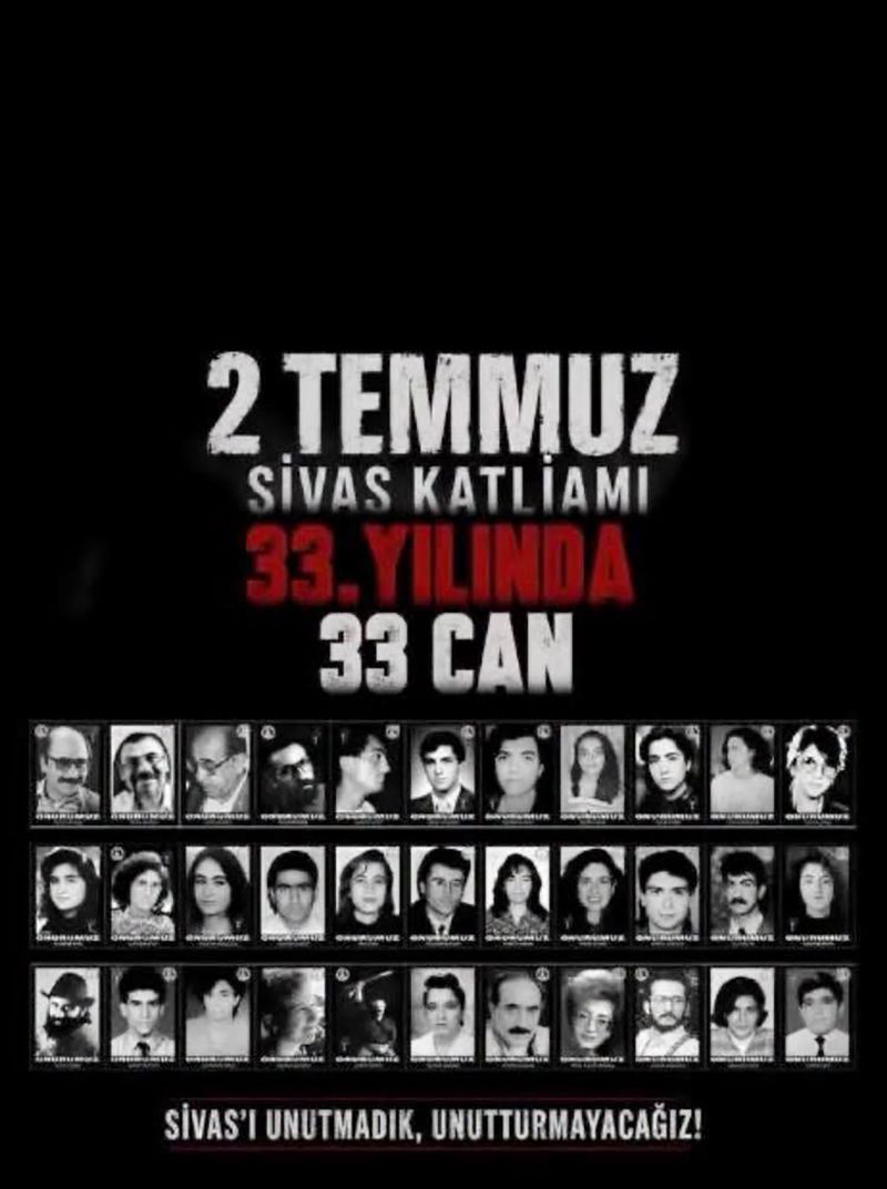 Sivas Katliam� i�in y�zle�me �a�r�s�