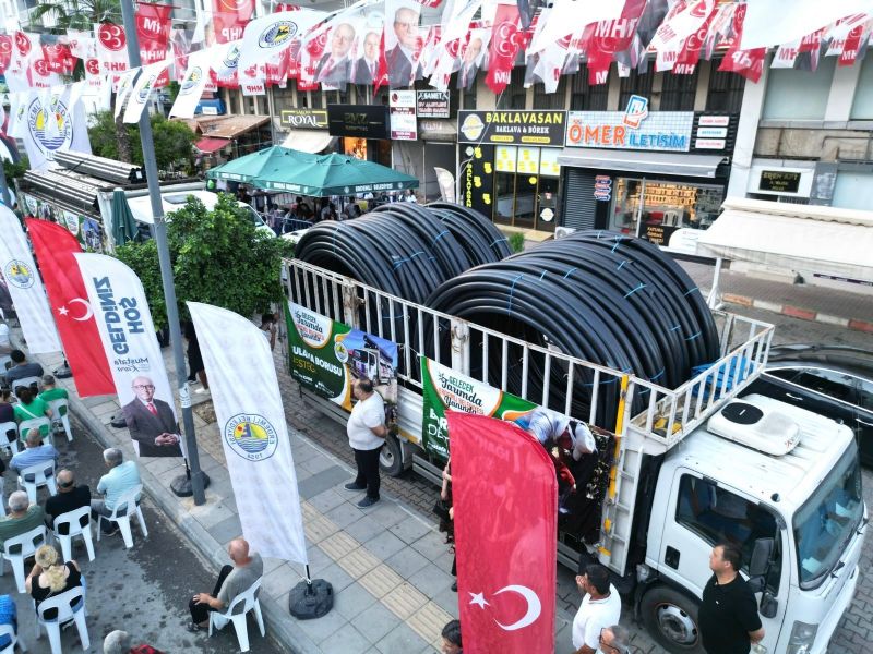 Erdemli Belediyesinden �reticilere �nemli destek