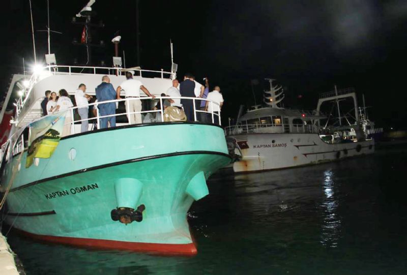 Mersinli bal�k��lar denize a��ld�...