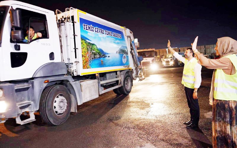 Ba�kanlardan temizlik  i��ilerine gece ziyareti ...