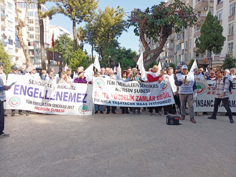 Emekli insanca  yaam istiyor!...