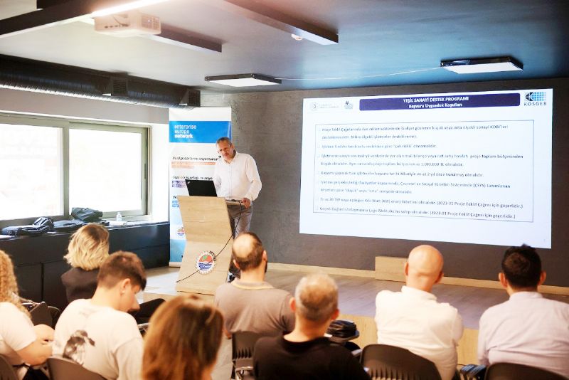 Mersin i� d�nyas�na KOSGEB Ye�il Sanayi  Destek bilgilendirmesi...