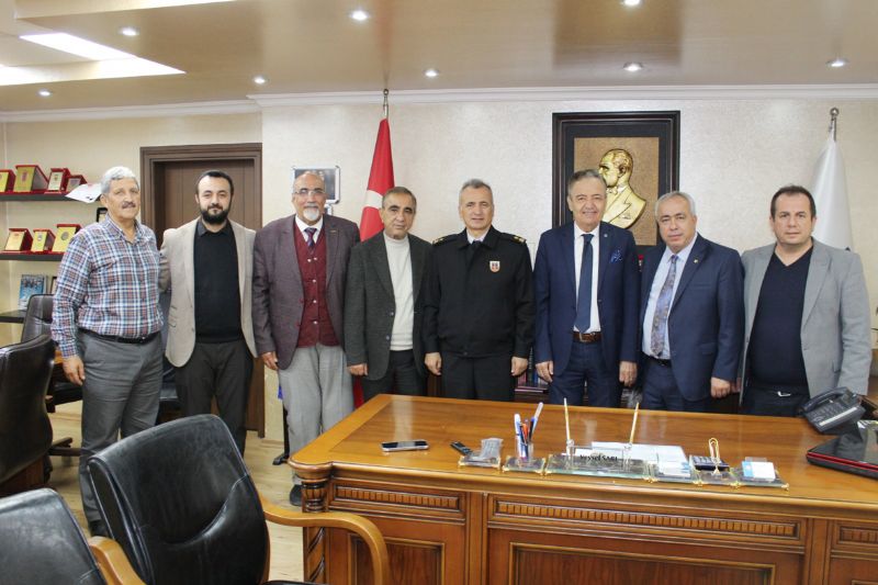 Jandarmadan esnafa ziyaret...