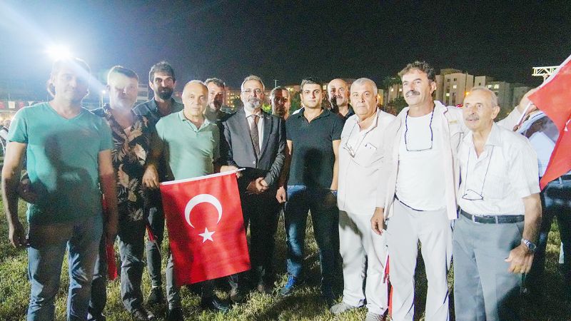 Tarsusta muhtarlardan  Bozdoana byk destek...