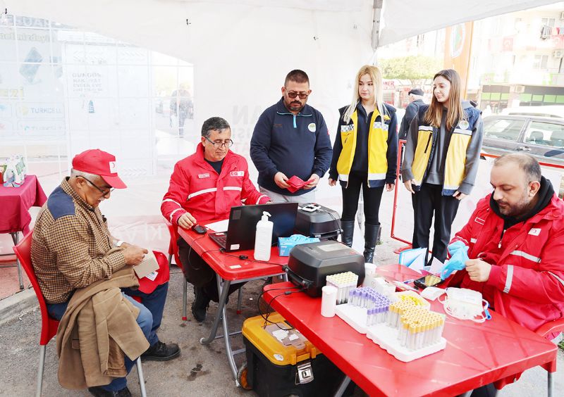 Toroslar belediyesinden kan ba kampanyasna destek...