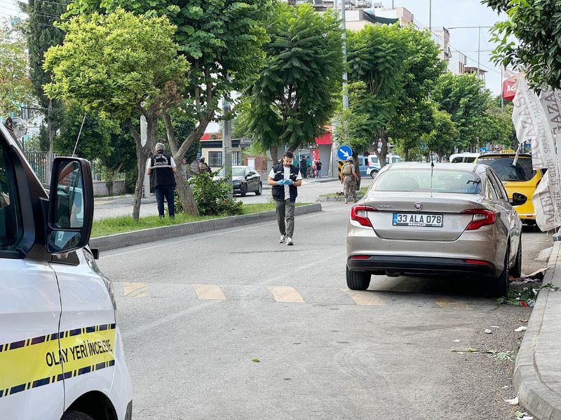 Polis merkezi �n�nde korkutan olay...