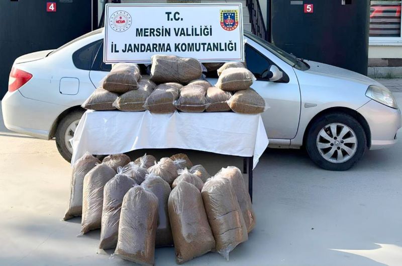 Mersin’de 310 kilo ka�ak t�t�n ele ge�irildi...