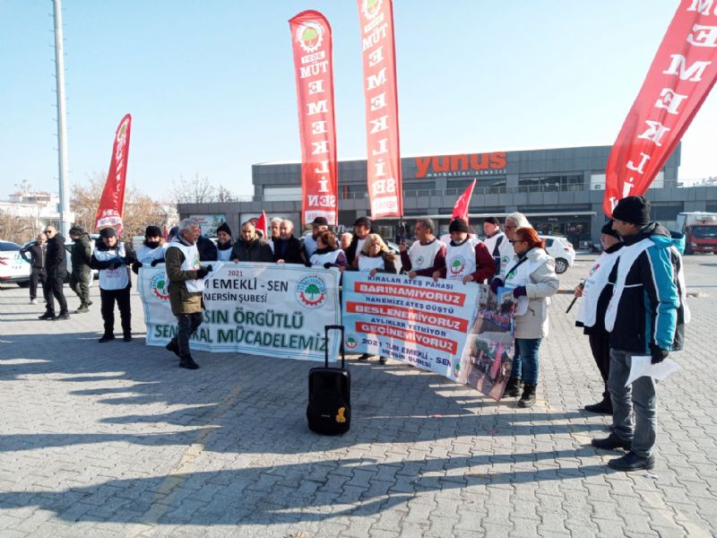 Mersin emeklileri Ankara yolunda...