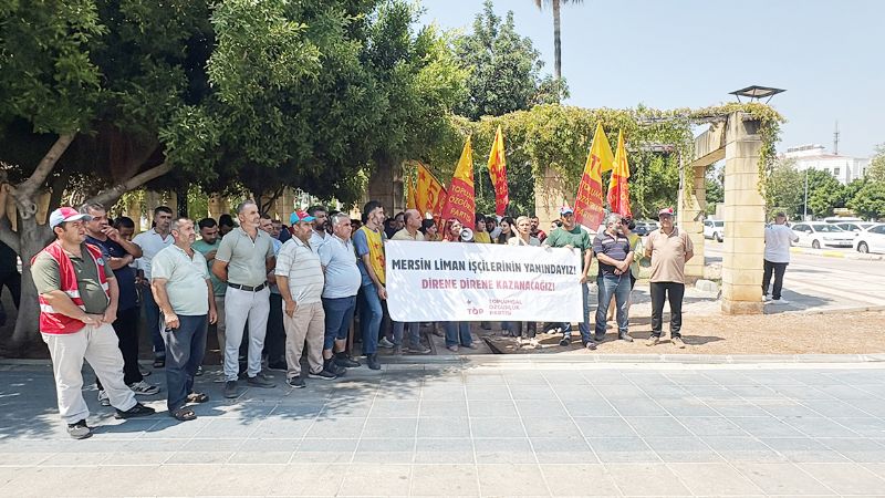 Direnen liman i��ilerine destek b�y�yor