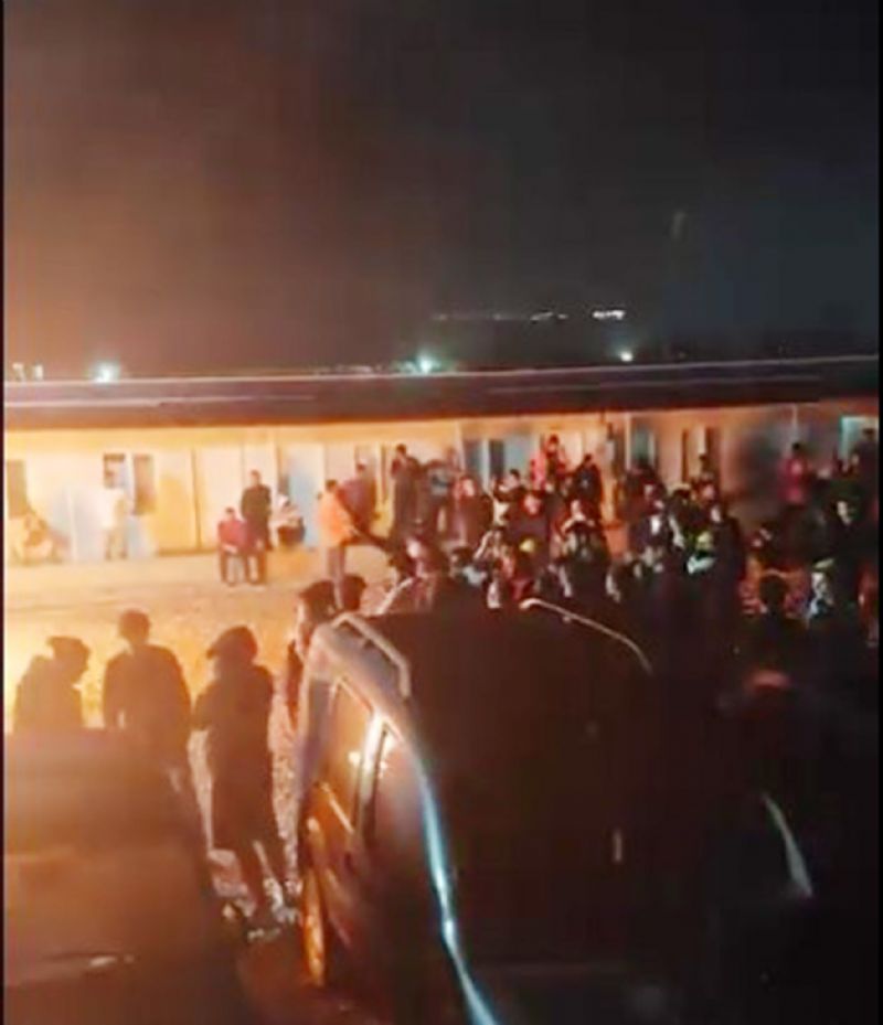 Akkuyu’da  barnma ve beslenme protestosu...