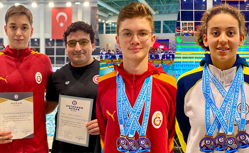 Mersinli y�z�c�lerden 44 madalya ve 11 T�rkiye rekoru...