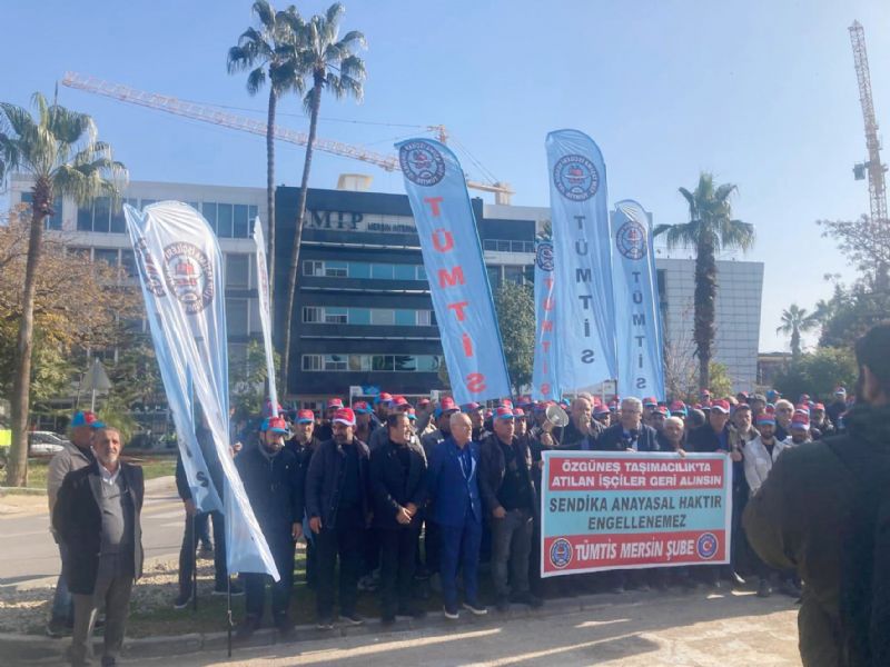 Mersin Liman� i��ileri TBMM�ye ta��nd�...