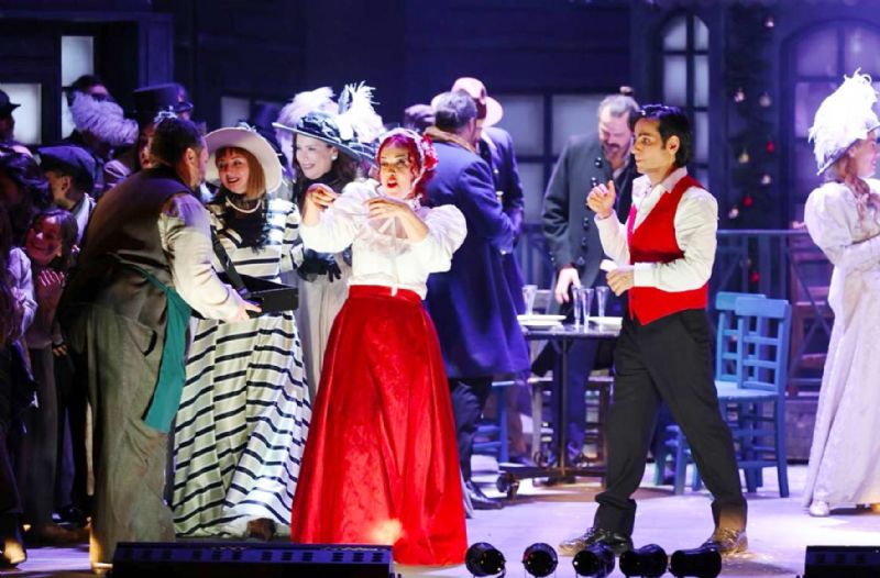 La Bohme Operas MDOBda seyirci ile buluuyor...