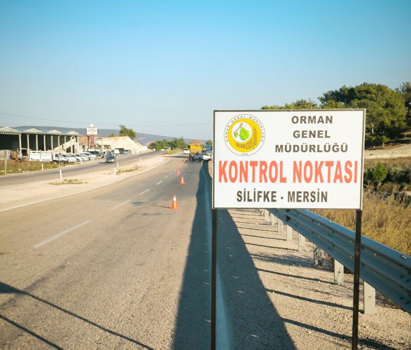 Orman yollarnda kontroller aralksz sryor...