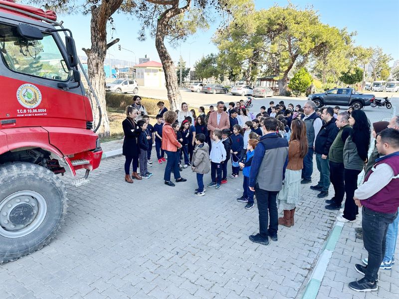 Ormanclardan ocuklara yann tatbikat...
