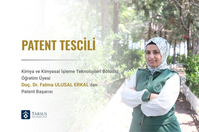 Tarsuslu akademisyenden patent ba�ar�s�