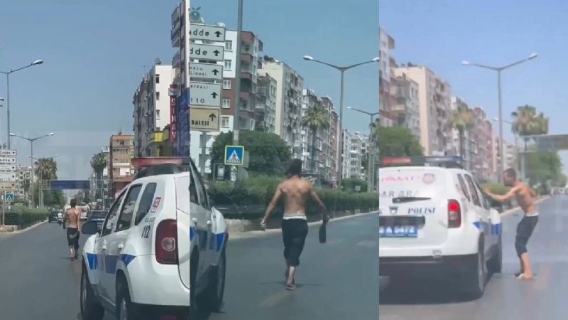 Trafi�i birbirine katt�!...