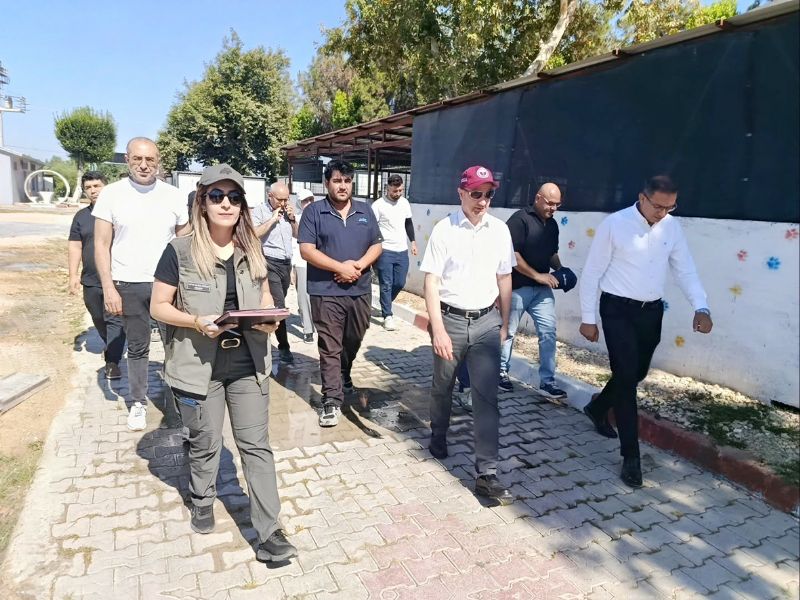 Tarsus Hayvan Bar�na�� denetimden ge�ti...