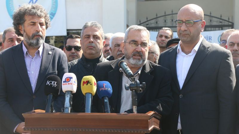 Mersinden; Suriyede insan  haklar ihlal ediliyor tepkisi...