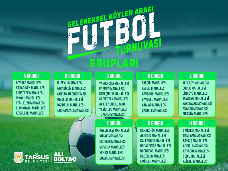 Tarsus K�yleraras� Futbol Turnuvas� ba�l�yor
