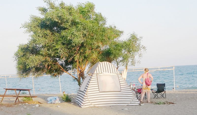 Karavan ve �ad�r tatilini 40 bin ki�i tercih etti...