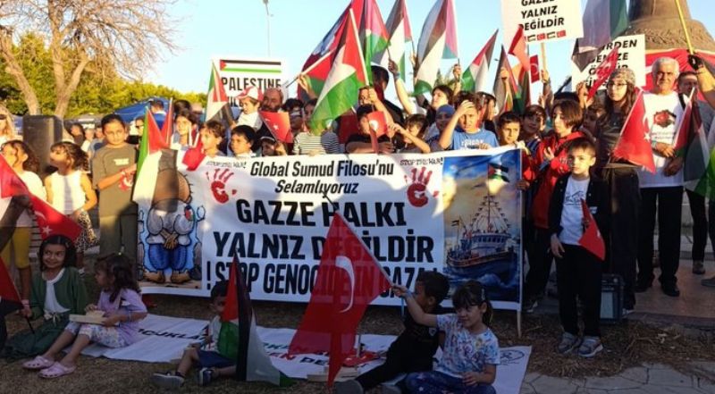 Mersin’den Filistine selam...